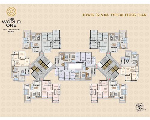 Paradise Sai World One Floor PLan